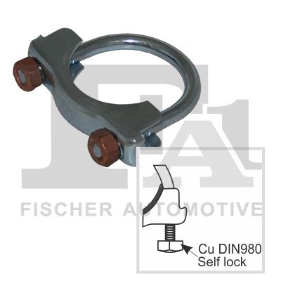 FA1 Pipe Connector, exhaust system 921-955  FORD,KA (RU8),ESCORT IV Cabriolet (ALF),ESCORT IV (GAF, AWF, ABFT),Escort V Schrägheck (AAL, ABL)