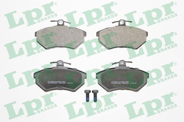 Lpr Bromsbelaggssats Skivbroms 05P600 Volkswagen 05P600 Storlek 05