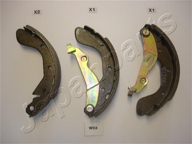 Japanparts Bromsbackar Sats
