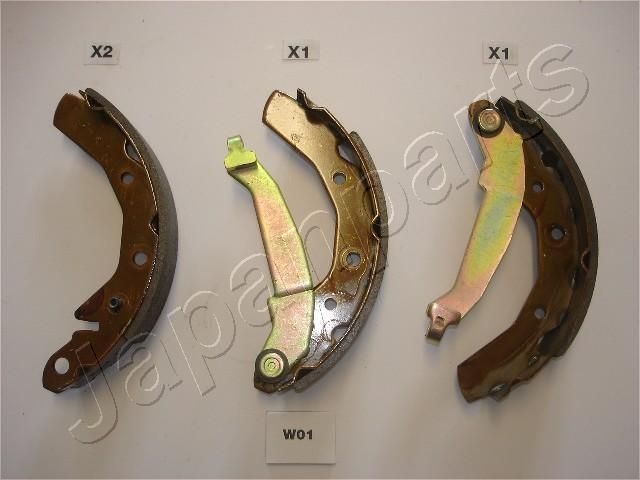 Japanparts Bromsbackar Sats