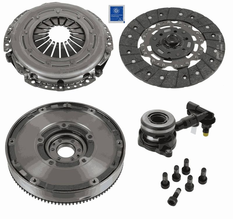 SACHS Clutch ZMS Modul XTend plus CSC with flywheel screws 2290 601 117 Clutch Kit FORD,MAZDA,VOLVO,FOCUS III Turnier,FOCUS III
