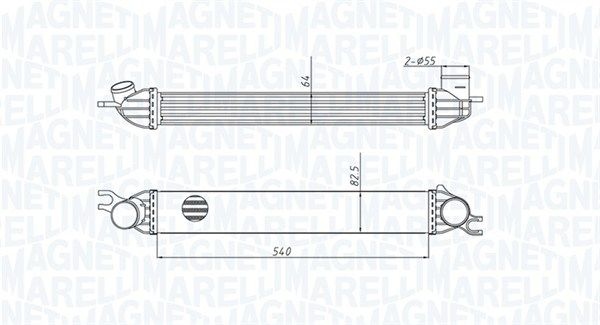Mini Intercooler Charge Air Cooler