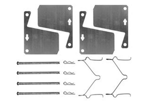 TRW Accessory Kit, disc brake pads PFK17 FORD,HYUNDAI,TVR,CAPRI III (GECP),GRANADA (GU),ESCORT II (ATH),Capri (ECJ),Granada Kombi (GNU)