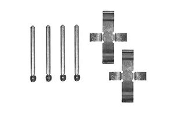 TRW Accessory Kit, disc brake pads VW,OPEL,BMW PFK64 0060905000,60905000,1113665  1113666,1150557,21109050000,34211113665,34211113666,34211150557
