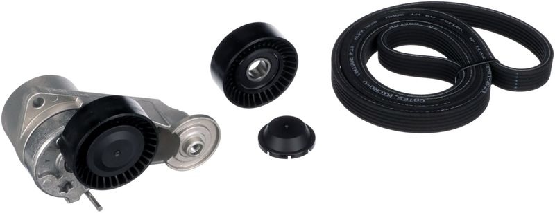 GATES V-ribbed belt set FleetRunner™ Micro-V® Stretch Fit™ K016DPK1838 Serpentine belt kit,Auxiliary belt kit VOLVO,V70 II (285),S60 I (384)