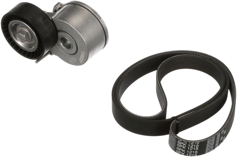 GATES V-ribbed belt set FleetRunner™ Micro-V® Stretch Fit™ K016PK1218 Serpentine belt kit,Auxiliary belt kit FIAT,PEUGEOT,CITROËN,Scudo (270_, 272_)