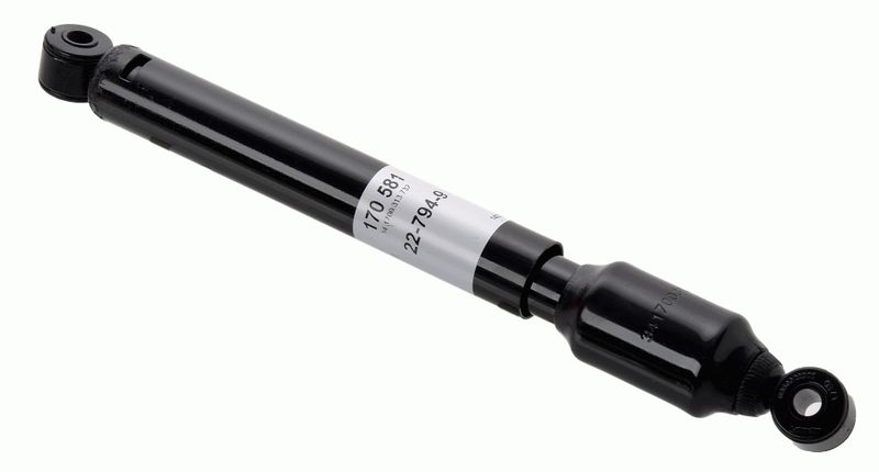 SACHS Shock Absorber, steering 170 581  MERCEDES-BENZ,Stufenheck (W123),S-Klasse Limousine (W126),SL (R107),S-Klasse Limousine (W108, W109)