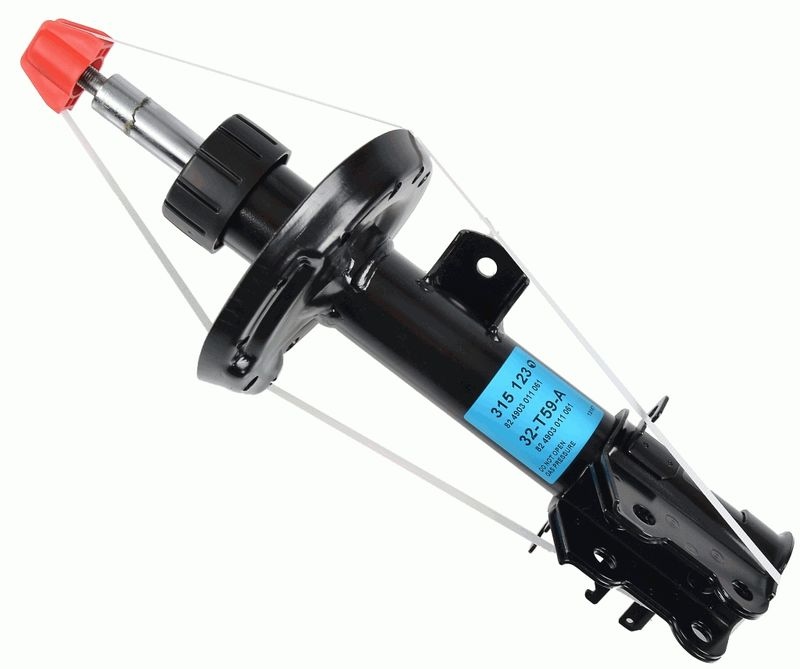 SACHS Shock absorber Left 315 123 Shocks,Shock absorbers FIAT,PEUGEOT,CITROËN,QUBO (225),FIORINO Kasten/Kombi (225),Fiorino MPV (225),BIPPER (AA_)