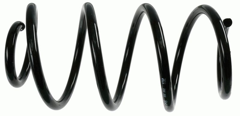 SACHS Coil spring 998 663 Suspension spring,Springs MERCEDES-BENZ,VITO Bus (W639),VIANO (W639),VITO / MIXTO Kasten (W639)