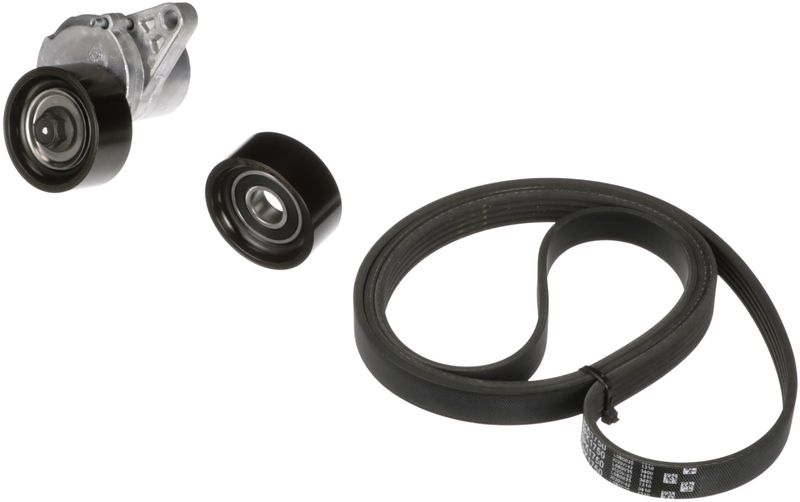 GATES V-ribbed belt set FleetRunner™ Micro-V® Stretch Fit™ K015PK1750 Serpentine belt kit,Auxiliary belt kit RENAULT,NISSAN,DACIA
