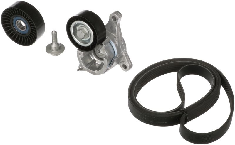 GATES V-ribbed belt set K016PK1725 Serpentine belt kit,Auxiliary belt kit PEUGEOT,CITROËN,206 Schrägheck (2A/C),206 CC (2D),206 SW (2E/K),406 (8B)