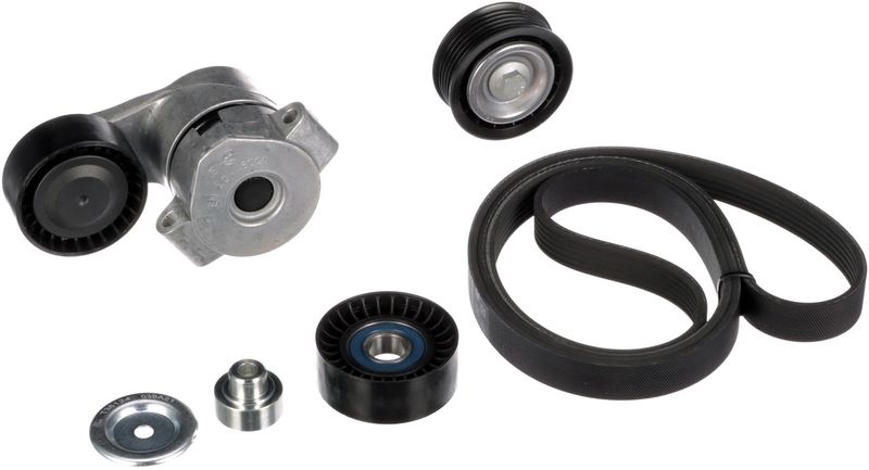 GATES V-ribbed belt set FleetRunner™ Micro-V® Stretch Fit™ K026PK1670 Serpentine belt kit,Auxiliary belt kit FORD,FIAT,PEUGEOT