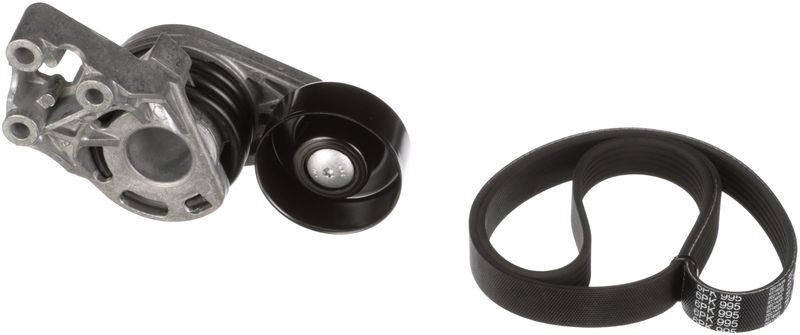 GATES V-ribbed belt set FleetRunner™ Micro-V® Stretch Fit™ K016PK995 Serpentine belt kit,Auxiliary belt kit VW,AUDI,SKODA,POLO (9N_),Lupo (6X1, 6E1)