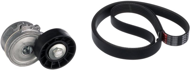 GATES V-ribbed belt set FleetRunner™ Micro-V® Stretch Fit™ K026PK1218 Serpentine belt kit,Auxiliary belt kit FORD,FIAT,PEUGEOT