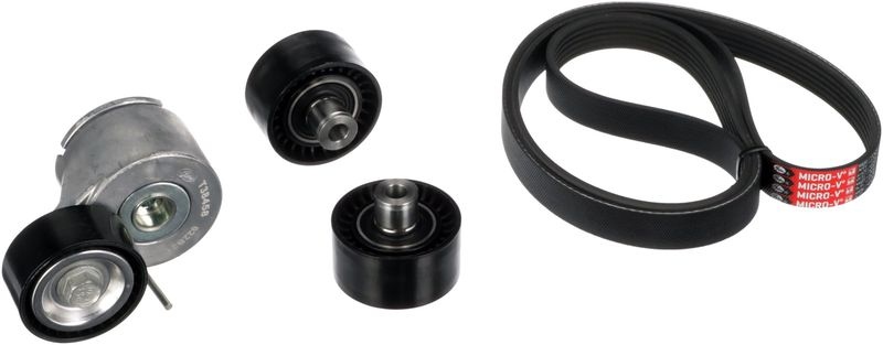 GATES V-ribbed belt set FleetRunner™ Micro-V® Stretch Fit™ K026PK1353 Serpentine belt kit,Auxiliary belt kit FIAT,PEUGEOT,CITROËN,Scudo (270_, 272_)
