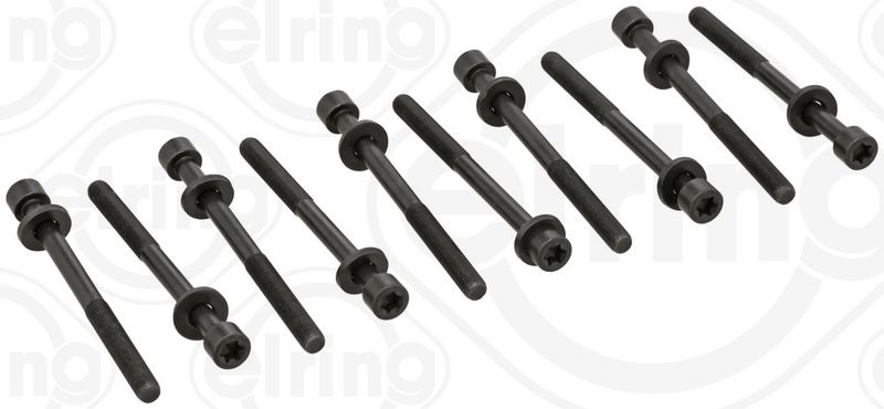 ELRING Cylinder Head Bolt Kit Female Torx 820.458 Bolt Kit, cylinder head OPEL,CHEVROLET,DAEWOO,Omega B Limousine (V94),Astra F CC (T92)