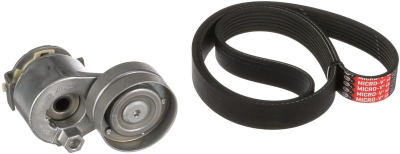 GATES V-ribbed belt set K017PK1125 Serpentine belt kit,Auxiliary belt kit RENAULT,MEGANE III Grandtour (KZ0/1),Scénic III (JZ0/1_),SCÉNIC II (JM0/1_)