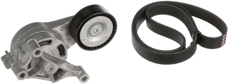 GATES V-ribbed belt set FleetRunner™ Micro-V® Stretch Fit™ K146PK1053 Serpentine belt kit,Auxiliary belt kit VW,AUDI,SKODA,Golf V Schrägheck (1K1)