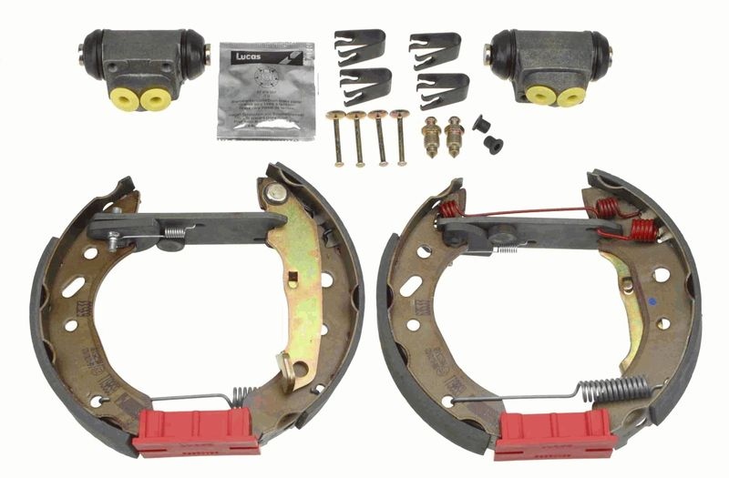 TRW GSK1674 Kit Ganasce Freno Con Cilindretto - Per Ford Fiesta, Ford Ka, Ford Puma - 4