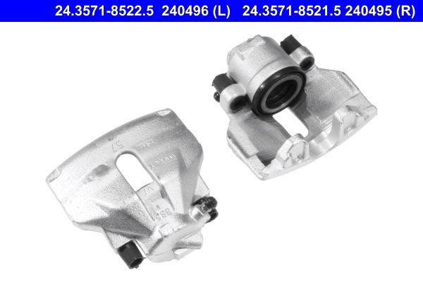 ATE Brake caliper without holder 24.3571-8521.5 Caliper,Disc brake caliper VW,AUDI,SKODA,PASSAT Variant (3B6),PASSAT (3B3),PASSAT Variant (3B5)