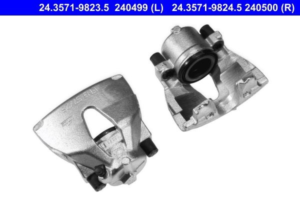 ATE Brake caliper OPEL,CHEVROLET,VAUXHALL 24.3571-9823.5 95517090,542293,542452 Caliper,Disc brake caliper 542458,542471,5542064,5542469,90544026