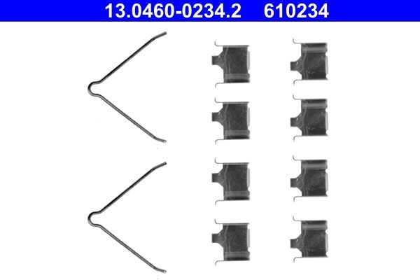 ATE Accessory Kit, disc brake pads Disc Brake 13.0460-0234.2  MAZDA,6 Kombi (GH),6 Station Wagon (GY),6 (GG),323 F VI (BJ),6 Hatchback (GG)