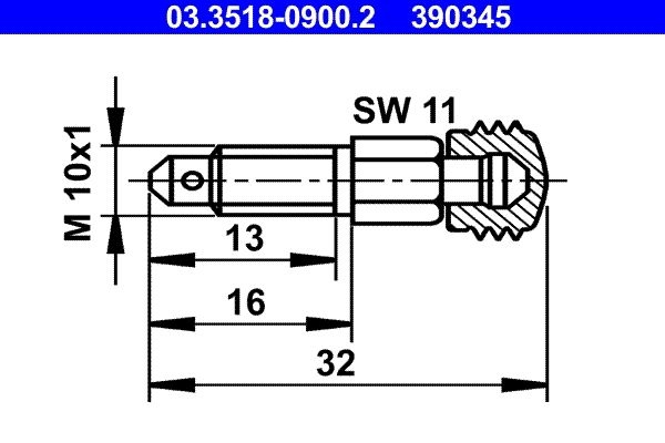 Ventilationsskruv ventil