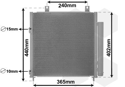 Condenser, air conditioning *** IR PLUS *** 32005251 International Radiators Plus