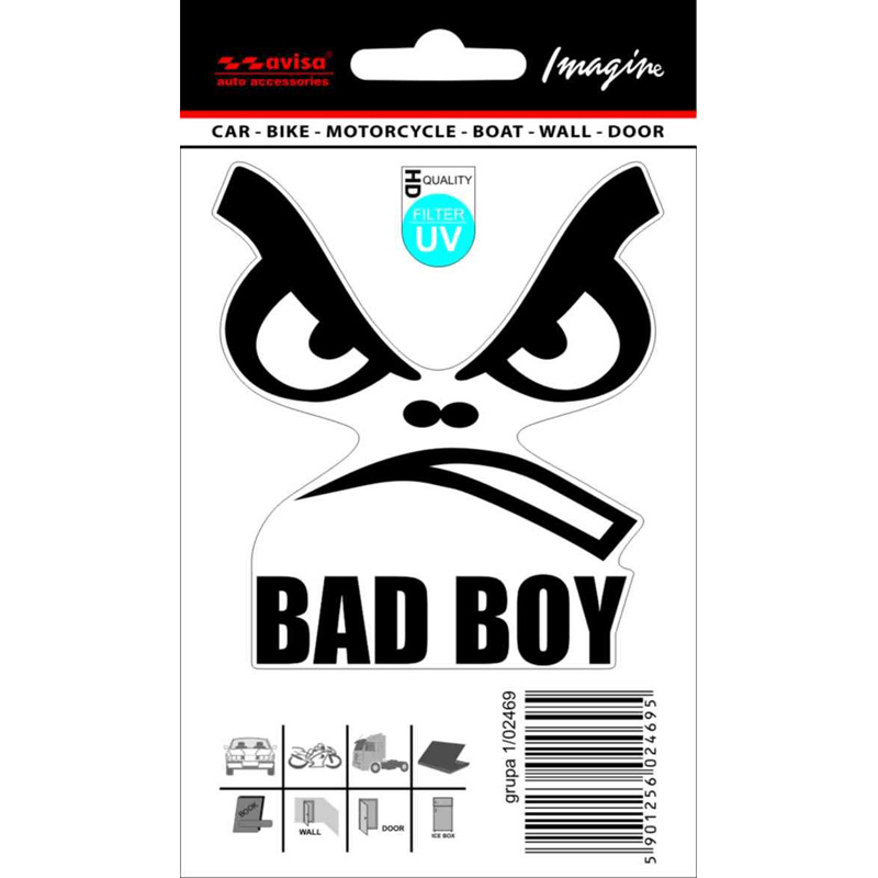 Sticker Bad Boy x cm Black Car stickers