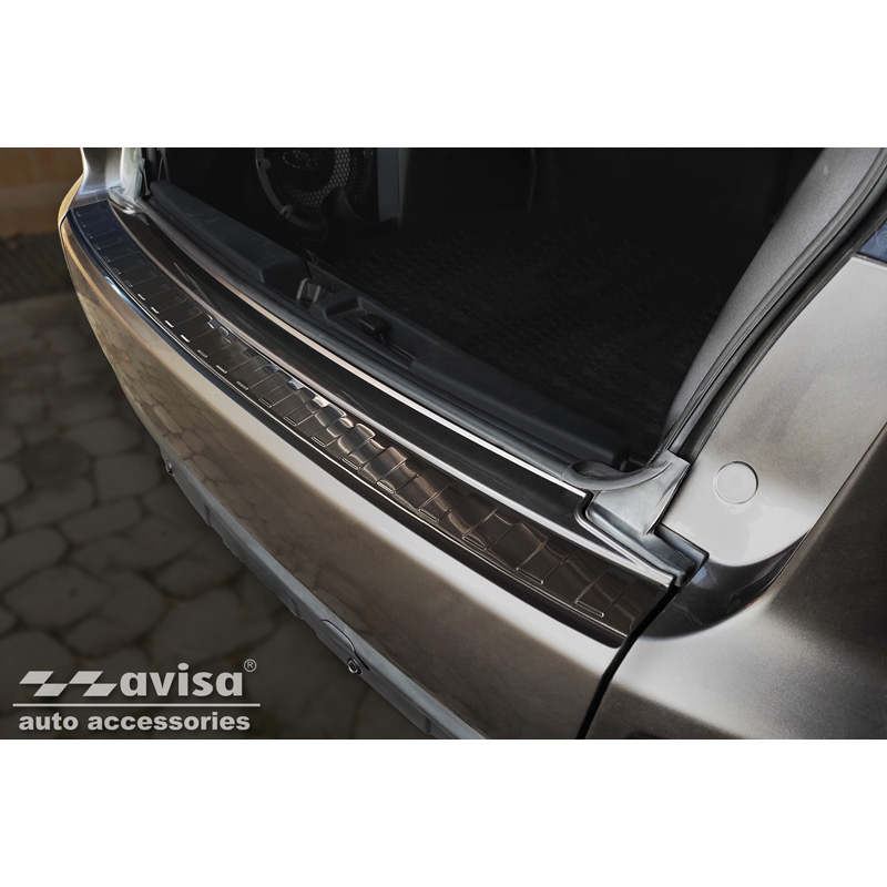 Avisa Svart Bakre Stotfångarskydd Rostfritt Stål Lamplig For Mitsubishi Outlander Citroen Ccrosser Peugeot