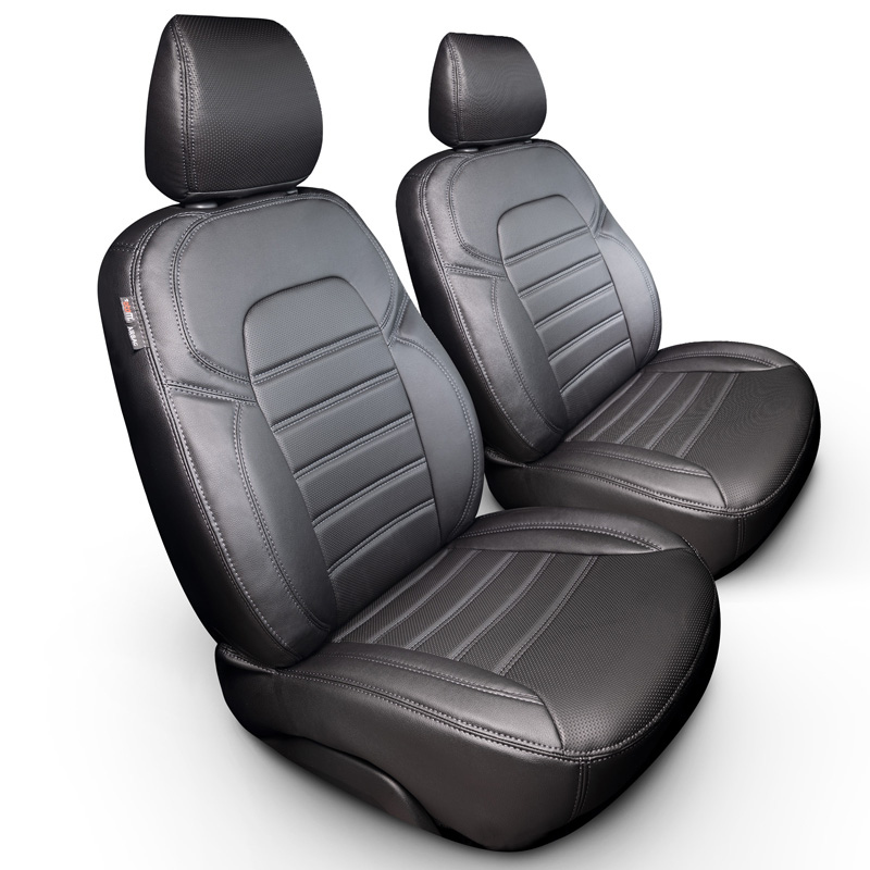 New York Design Artificial Leather Seat Cover Set 1+1 suitable for Ford Transit Custom 2012-