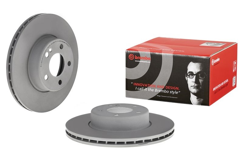 BREMBO Brake disc PRIME LINE - Co-Cast internally vented 09.D525.13 Brake rotor,Brake discs MERCEDES-BENZ,C-Klasse T-modell (S205)