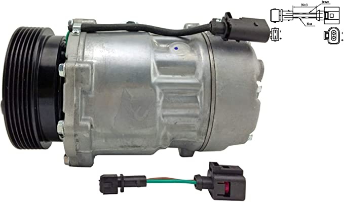 MAHLE ORIGINAL AC Compressor VW,AUDI,MERCEDES-BENZ ACP 191 000S 1J0820803,1J0820803A,1J0820803AX Compressor, air conditioning 1J0820803B,1J0820803F