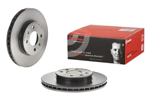 BREMBO Brake disc PRIME LINE - UV Coated internally vented 09.D227.11 Brake rotor,Brake discs HYUNDAI,KIA,i20 Schrägheck (GB, IB),i20 ACTIVE (GB)
