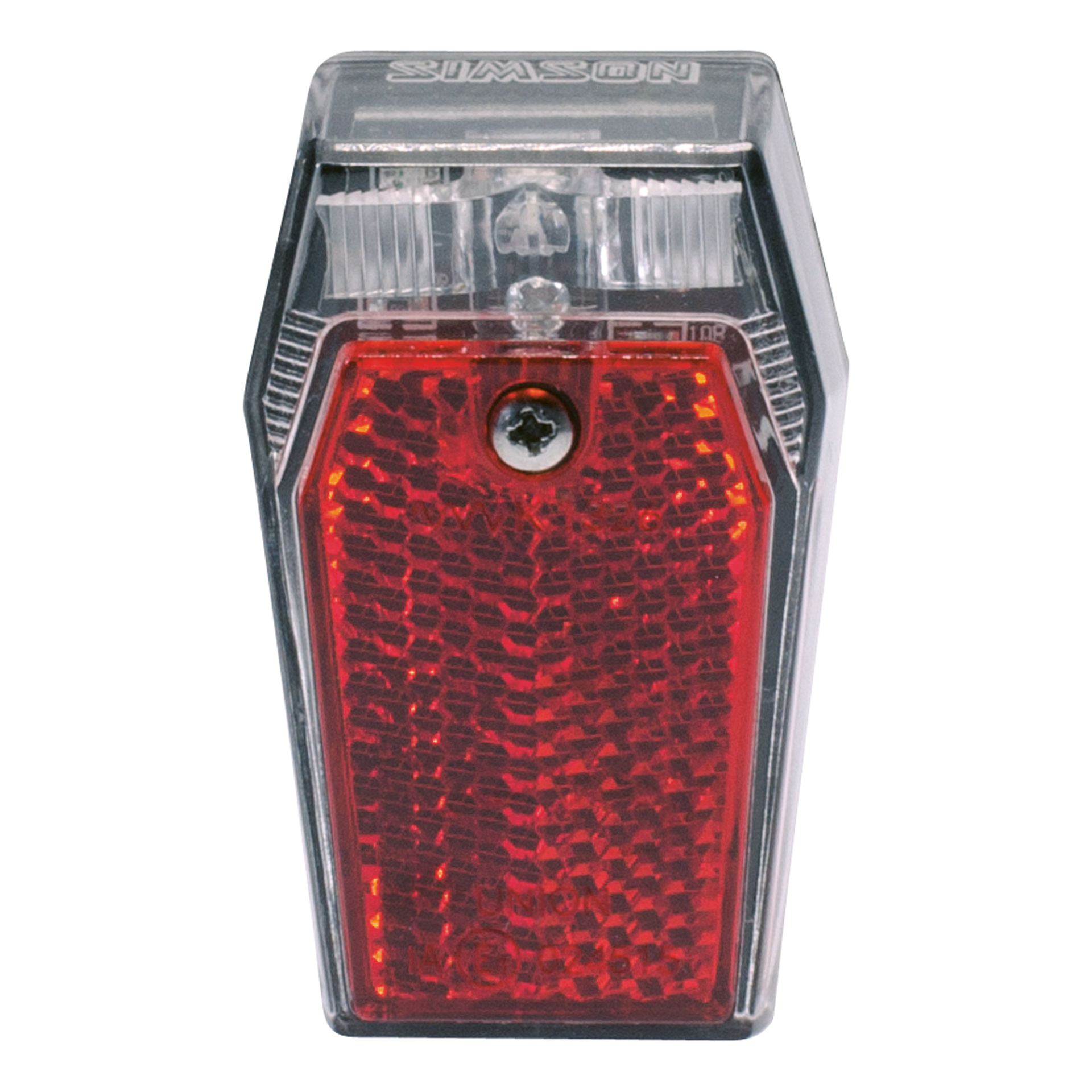 Simson Battery Fender rear light 'Mini', 1 LED on/off