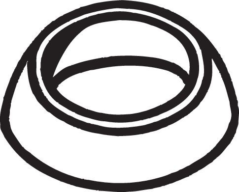 BOSAL Gasket, exhaust pipe 256-260  TOYOTA,AVENSIS Kombi (T25),AURIS (NRE15_, ZZE15_, ADE15_, ZRE15_, NDE15_),AVENSIS Station Wagon (ZRT27, ADT27)
