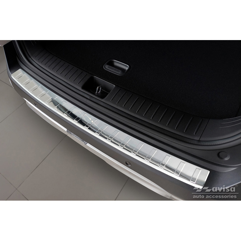 Avisa Bakre Stotfångarskydd Rostfritt Stål Lamplig For Kia Sportage 2021 39Ribs39