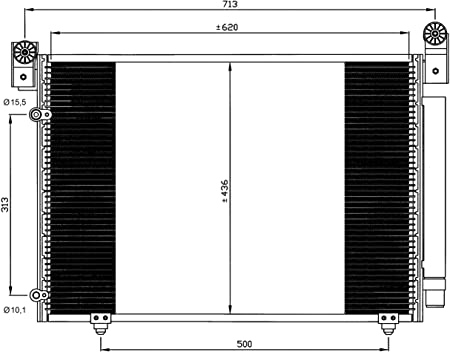 Condenser, air conditioning EASY FIT