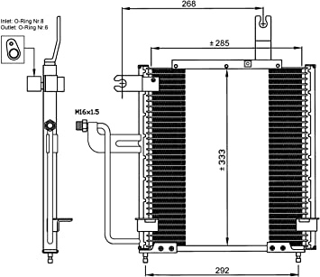 Condenser, Air Conditioning EASY FIT