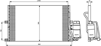 Nrf Kondensor Klimatanlaggning Easy Fit 35183 Opel 35183 Storlek 2