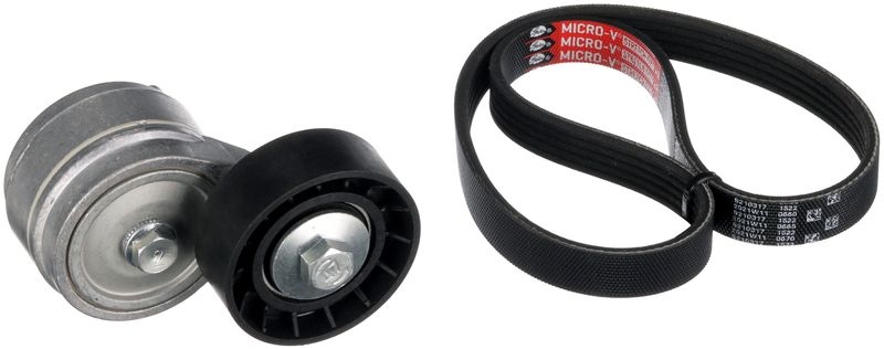 GATES V-ribbed belt set FleetRunner™ Micro-V® Stretch Fit™ K015PK1148 Serpentine belt kit,Auxiliary belt kit OPEL,FORD,FIAT,COMBO Kasten/Kombi (X12)