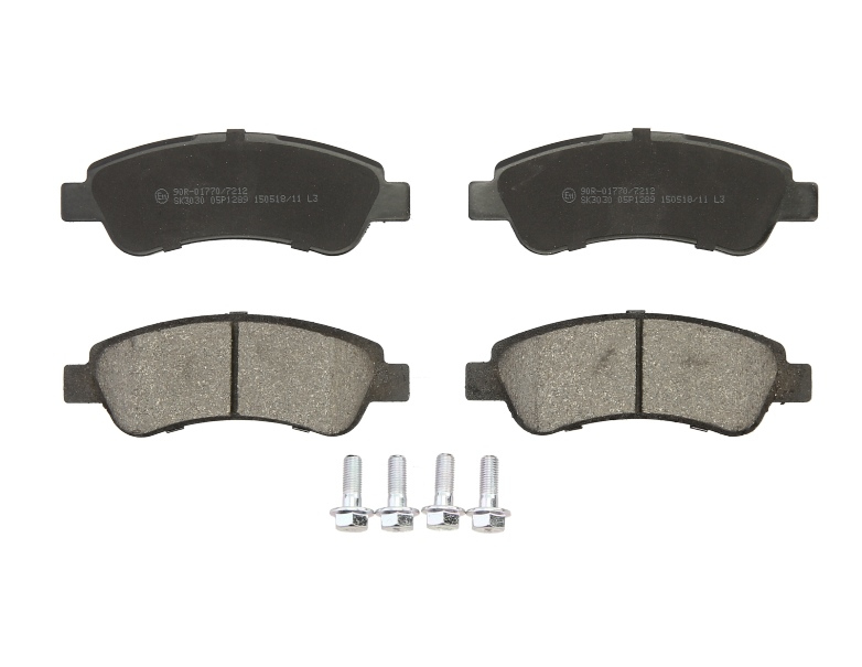 Lpr Bromsbelaggssats Skivbroms 05P1289 Peugeot 05P1289 Storlek 05