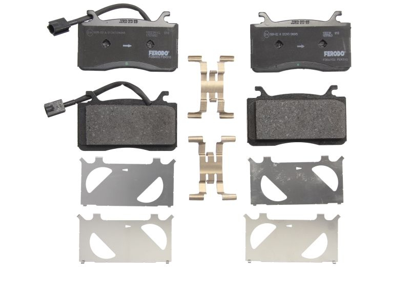 FERODO Brake pad set incl. wear warning contact FDB4932 Brake pads,Brake pad set, disc brake ALFA ROMEO,GIULIA (952_),Stelvio (949_)