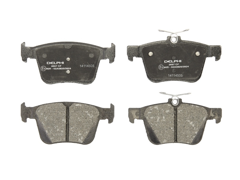 DELPHI Brake pad set VW,AUDI,SKODA LP2697 3Q0698451,3Q0698451B,3Q0698451C 3Q0698451D,3Q0698451E,3Q0698451F,3Q0698451J,3Q0698451K,3Q0698451M,3Q0698451N