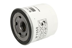 MANN-FILTER Oil filter FORD,PEUGEOT,CITROËN W 7050 9808867880,9808867880,1812551 Engine oil filter 2128722,BK2Q6714BA,LR058104,LR104384,9808867880