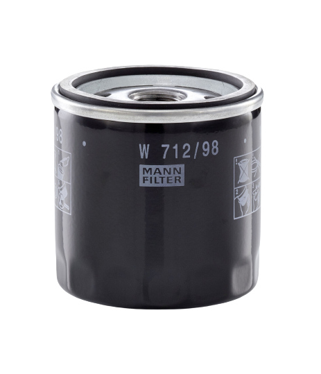 Oil Filter W 712/98 MANN-FILTER W 71298