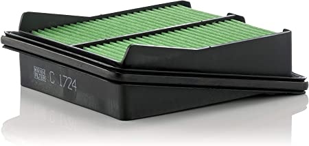 MANN-FILTER Air filter Filter Insert C 1724 Engine air filter,Engine filter HONDA,Jazz II Schrägheck (GD_, GE3, GE2)