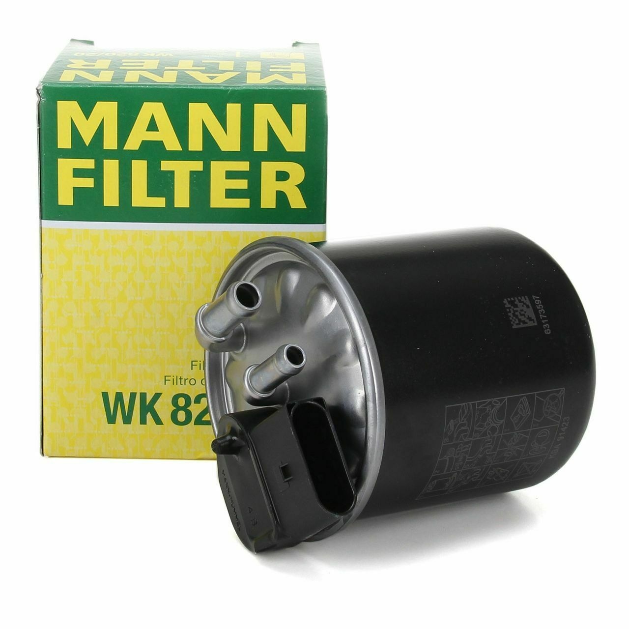 MANN-FILTER Fuel Filter In-Line Filter WK 820/20 MERCEDES-BENZ,V-Klasse (W447),VITO Kasten (W447),VITO Tourer (W447)