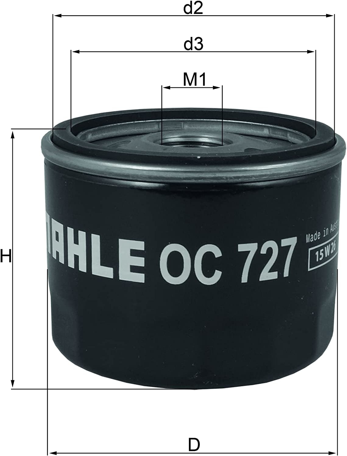 MAHLE ORIGINAL Oil filter OPEL,RENAULT,FIAT OC 727 0000046337528,46337528,8200274858 Engine oil filter 8200292649,8200768927,8200867980,8671014020