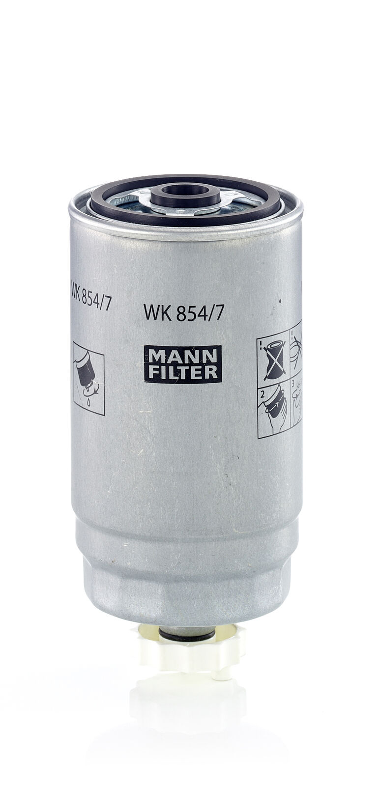 MANN-FILTER Fuel Filter Spin-on Filter WK 854/7 CHRYSLER,VOYAGER IV (RG, RS),Grand Voyager IV (RG, RS)